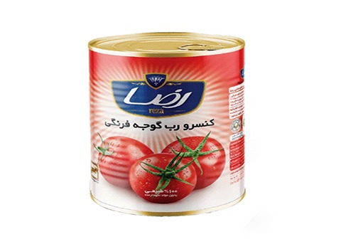 قیمت خرید رب گوجه فرنگی رضا عمده به صرفه و ارزان